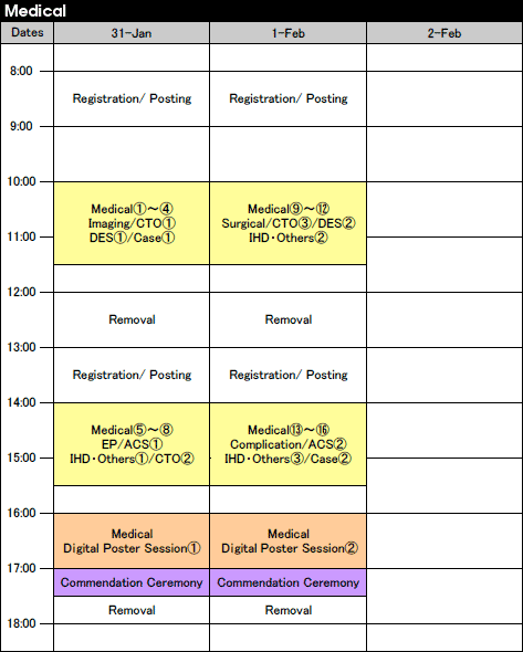 Schedule