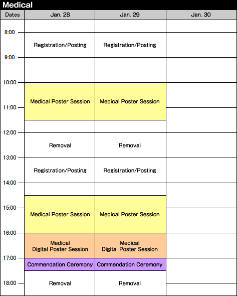 Schedule